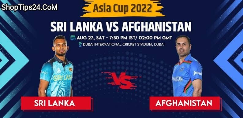 Live Streaming Asia Cup 1st Match: Sri Lanka vs Afghanistan