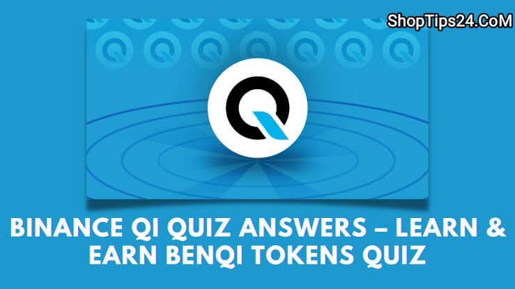 BINANCE BENQI Quiz Answers