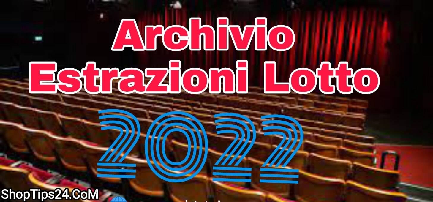 Lotto Archivio The Latest Results For Today
