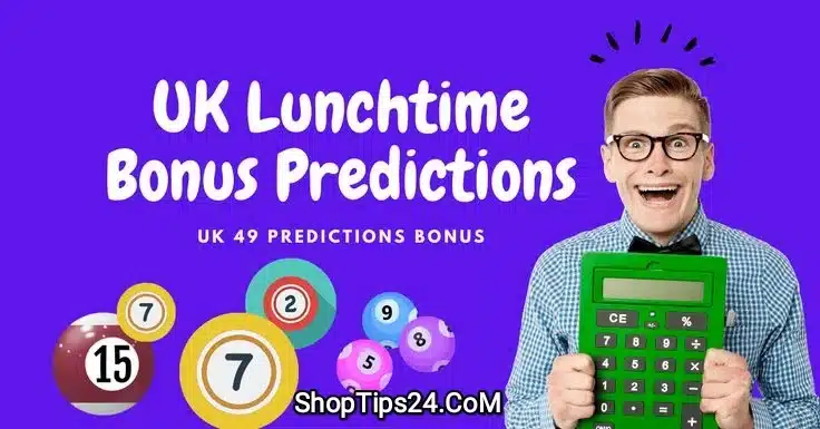 Uk49s Lunchtime Predictions Today