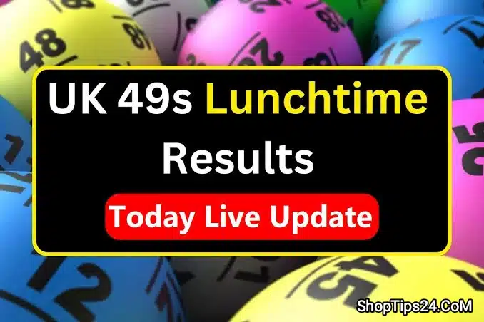 Uk49s Lunchtime Results For Today