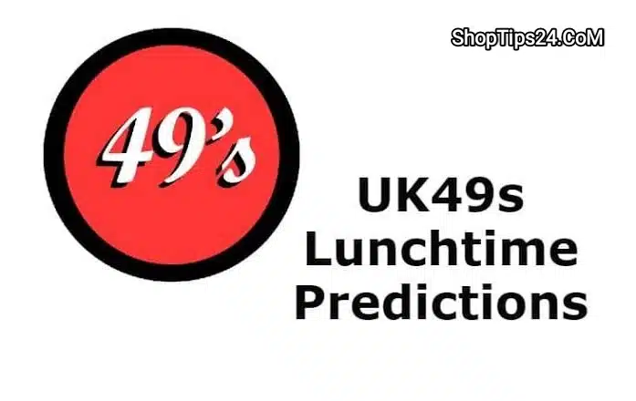 Uk49s Lunchtime Predictions
