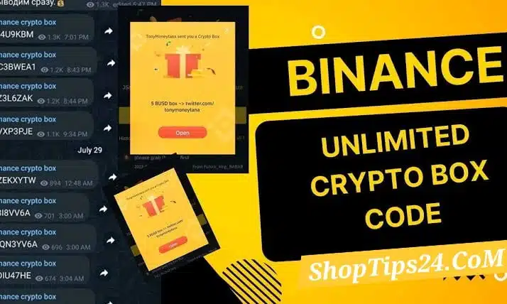 Binance Crypto Box Code– Earn Free Binance Crypto box Gifts. Binace New Offer images 13 29 min