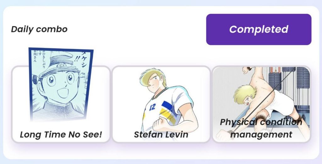 Captain Tsubasa Daily Combo 11 Novemer 2024