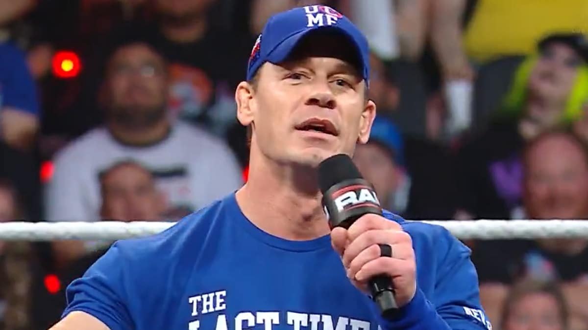 John Cena during WWE Raw on