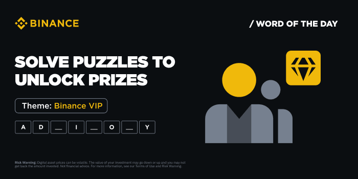 Binance Word of the Day Answer – Theme: Binance VIP