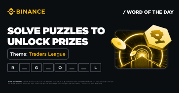 Binance Word of the Day Answer – Theme: Traders League dfb7400835411bfbb979f8cba59e62322131da73a75504e24dd100f1e34a4921