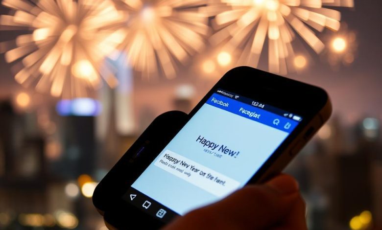 Wish Friends & Family a Happy New Year via Facebook SMS Happy New Year Facebook SMS