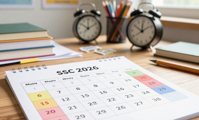 SSC Exam 2026 Date: Mark Your Calendar for This Key Exam SSC Exam 2026 Date